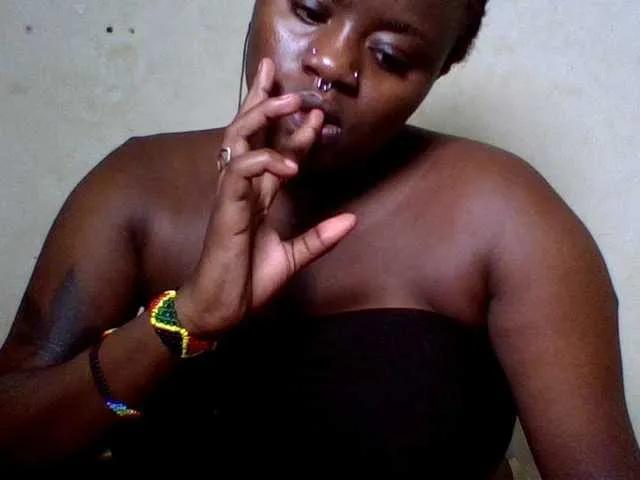 AfroBooty — being showered with tokens