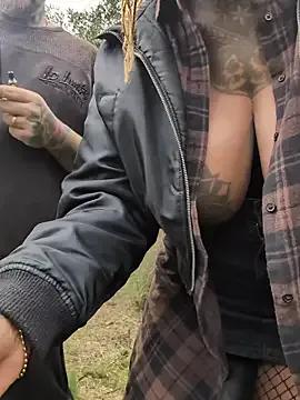 DarkDea — Nasty Fuck+Squirt front Voyeurs in Park