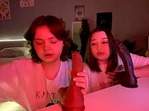 MoonIvy_ — couple riding of two BIG cocks